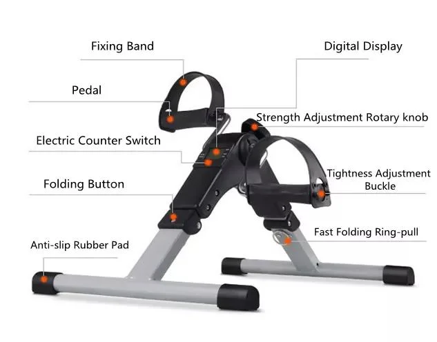 ISO9001 Approved Leg Brother Medical Machine Folding Mini Cycling Bike Exercise Stepper New