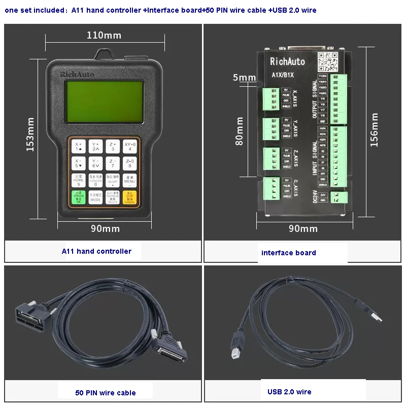 Rznc A11e Hand Controller for CNC Router