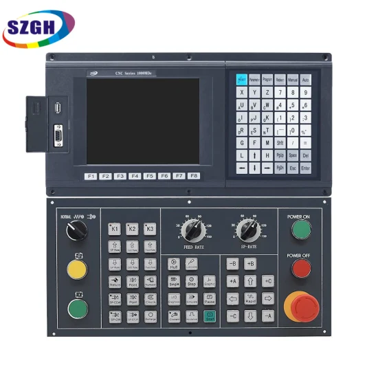 Contrôleur CNC 3 axes pour tour/tournage avec fonction de changeur d'outils automatique tourelle PLC Atc