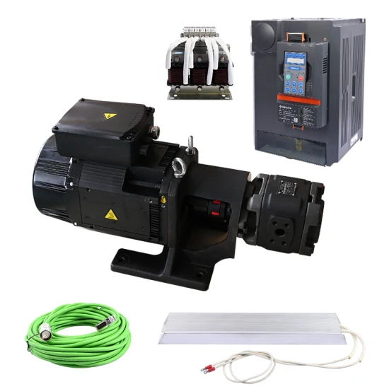 Moteur électrique à courant alternatif et servomoteur de pompe hydraulique pour machine de moulage par injection