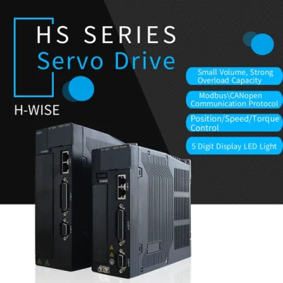 Nouveau système de servomoteur AC série HS601 avec fonction de carte d'extension optionnelle de moteur couple puissant 200W 220V à 22kw 380V